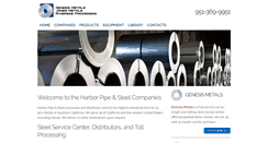 Desktop Screenshot of harborpipe.com