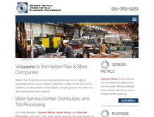 Tablet Screenshot of harborpipe.com